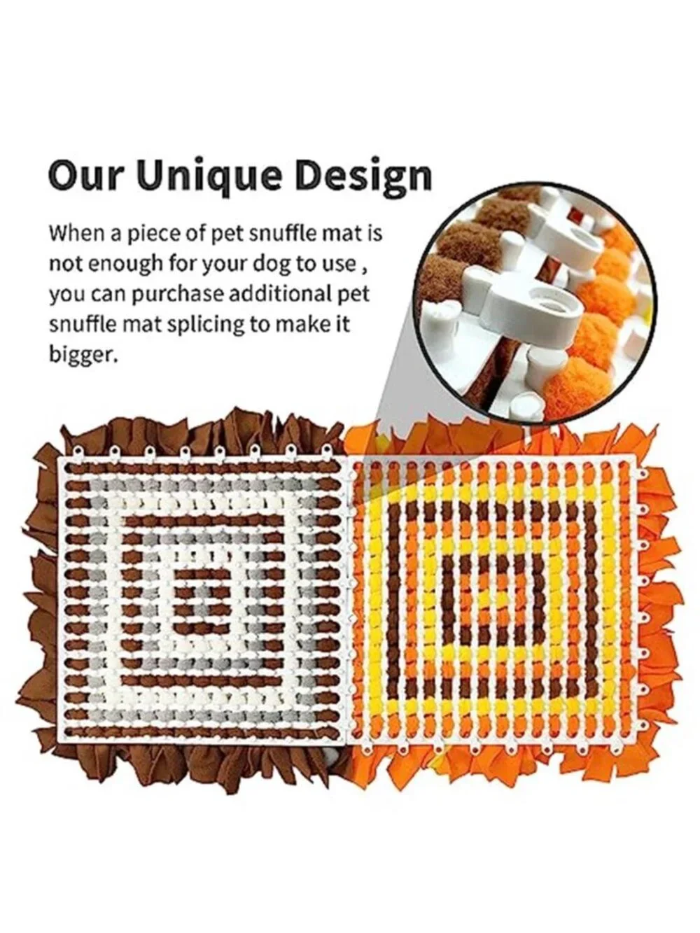 New Pet Snuffle Mat for Dogs, Dog Feeding Mat, Nosework Training Mats for